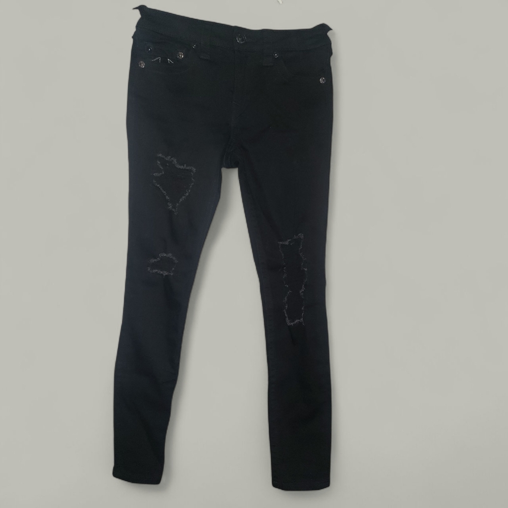 True Religion-Curvy Skinny Jeans Y2K Grunge